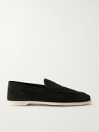 John Lobb - Pace Suede Loafers - Black