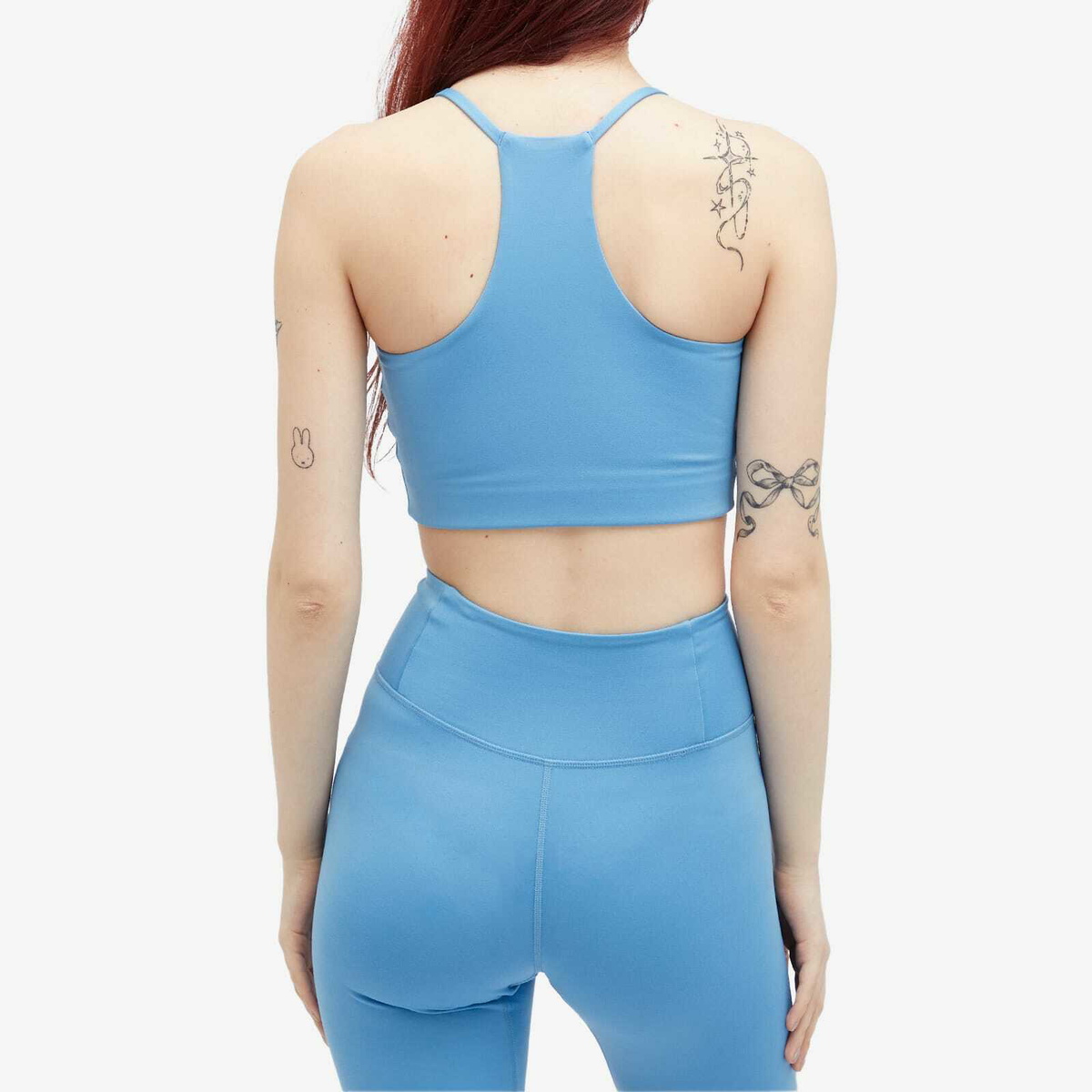 Girlfriend Collective Women's Halter Neck Bra in Surf