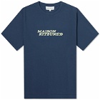 Maison Kitsuné Men's Go Faster T-Shirt in Deep Navy