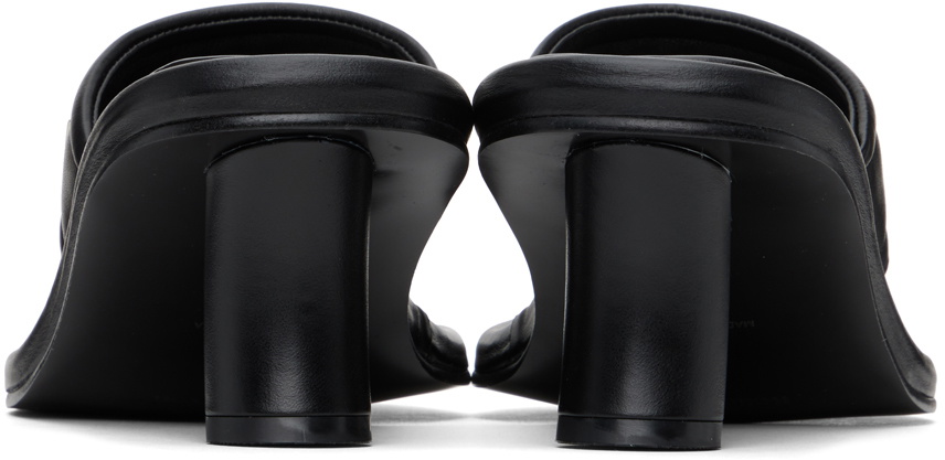Reike Nen Black Padded Heeled Sandals