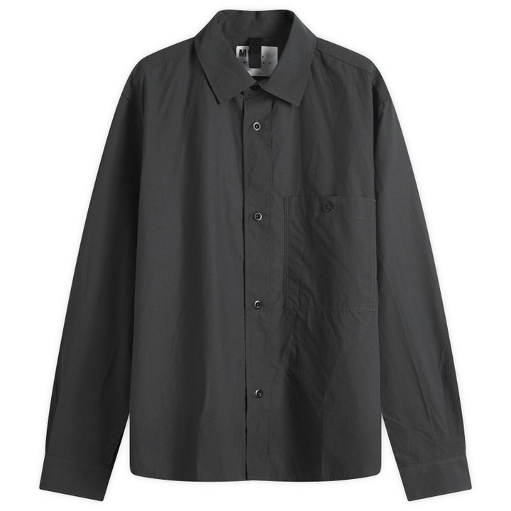 Photo: MHL by Margaret Howell Men's Overall Shirt in Asphalt