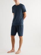 Derek Rose - London Printed Micro Modal Jersey Pyjama Shorts - Blue