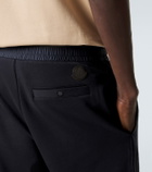 Moncler Cotton-blend fleece sweatpants