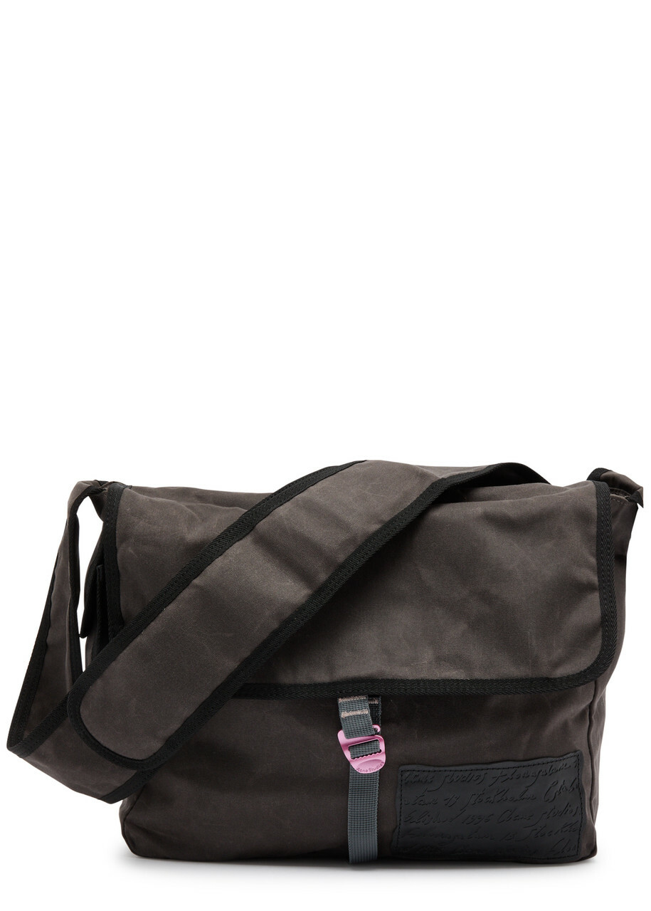 Acne Studios Andemer Waxed Canvas Messenger bag - Grey - One Size