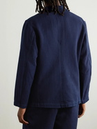 Blue Blue Japan - Sashiko Indigo-Dyed Cotton Suit Jacket - Blue