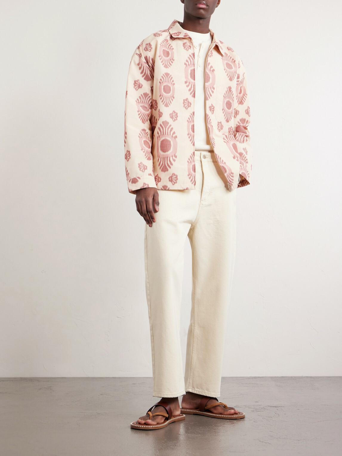 A Kind Of Guise - Terek Organic Tapered Jeans - Neutrals