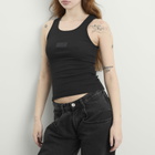 MM6 Maison Margiela Women's Long Tank Top in Black