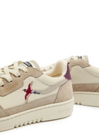 Axel Arigato Dice Lo Bee Bird Panelled Leather Sneakers Beige