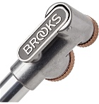 Brooks England - P1 Rubber-Trimmed Metal Hand Pump with Gauge - Silver