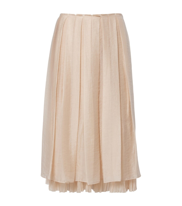 Photo: Vince Layered pleated midi skirt
