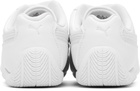 PUMA White Speedcat Sneakers