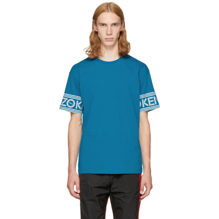 Photo: Kenzo Blue Logo T-Shirt