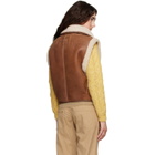 Isabel Marant Brown Alime Shearling Vest