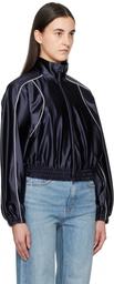 alexanderwang.t Navy Deconstructed Track Jacket