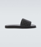 Gucci GG canvas slides