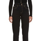 Versace Jeans Couture Black Denim Straight-Leg Jeans