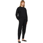 Toteme SSENSE Exclusive Black Silk Terry Sweatshirt