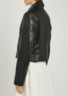 Simkhai Freeman Leather Jacket Black