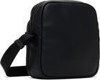 Hugo Black Faux-Leather Reporter Bag