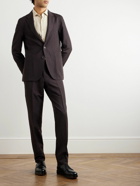 Zegna - Slim-Fit Wool and Linen-Blend Suit Jacket - Brown