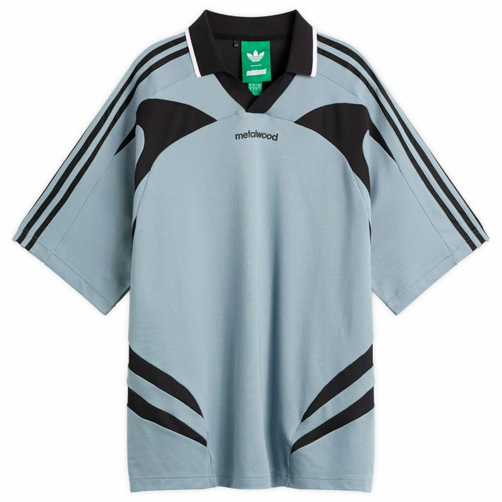 Photo: Adidas Men's x Metalwood Golf Polo Shirt in Green Earth
