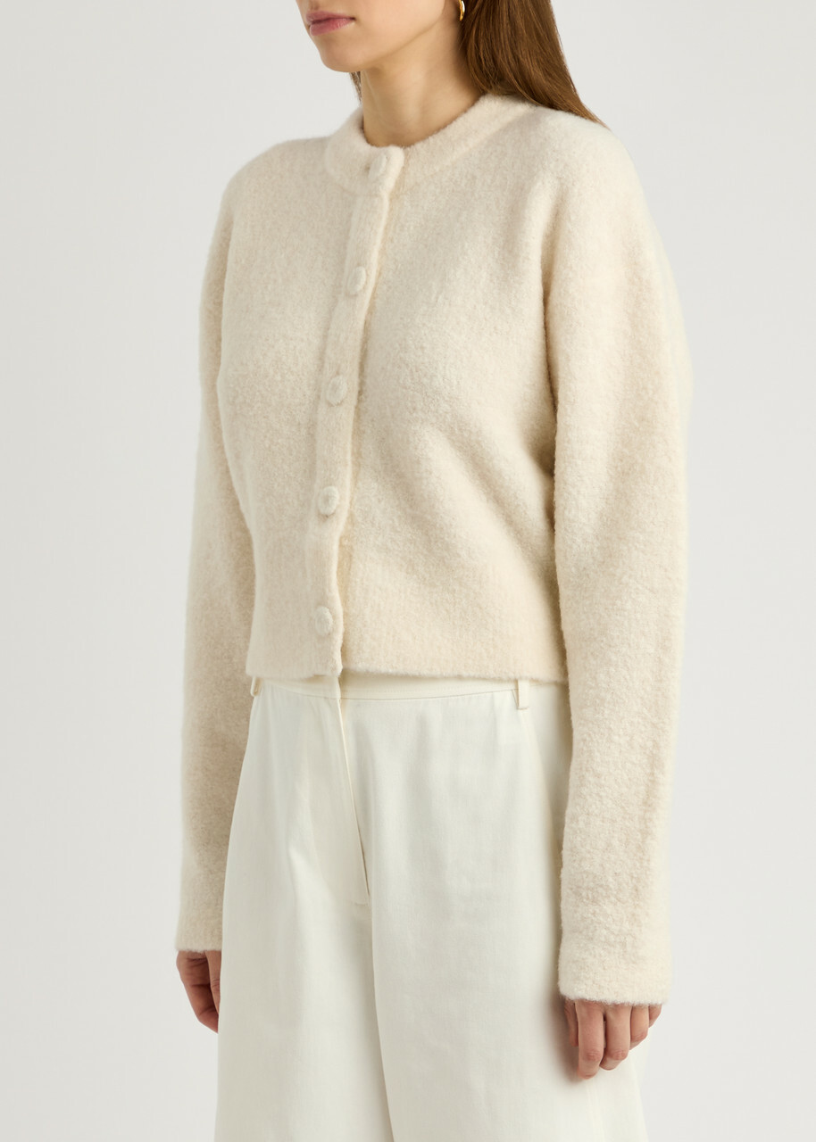 Clea Arthur Alpaca-blend Cardigan Cream