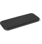 Courant - Catch 2 Pebble-Grain Leather Wireless Charging Dock - Black