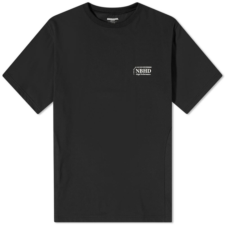 Photo: Neighborhood Men's Tech Panel T-Shirt in Black