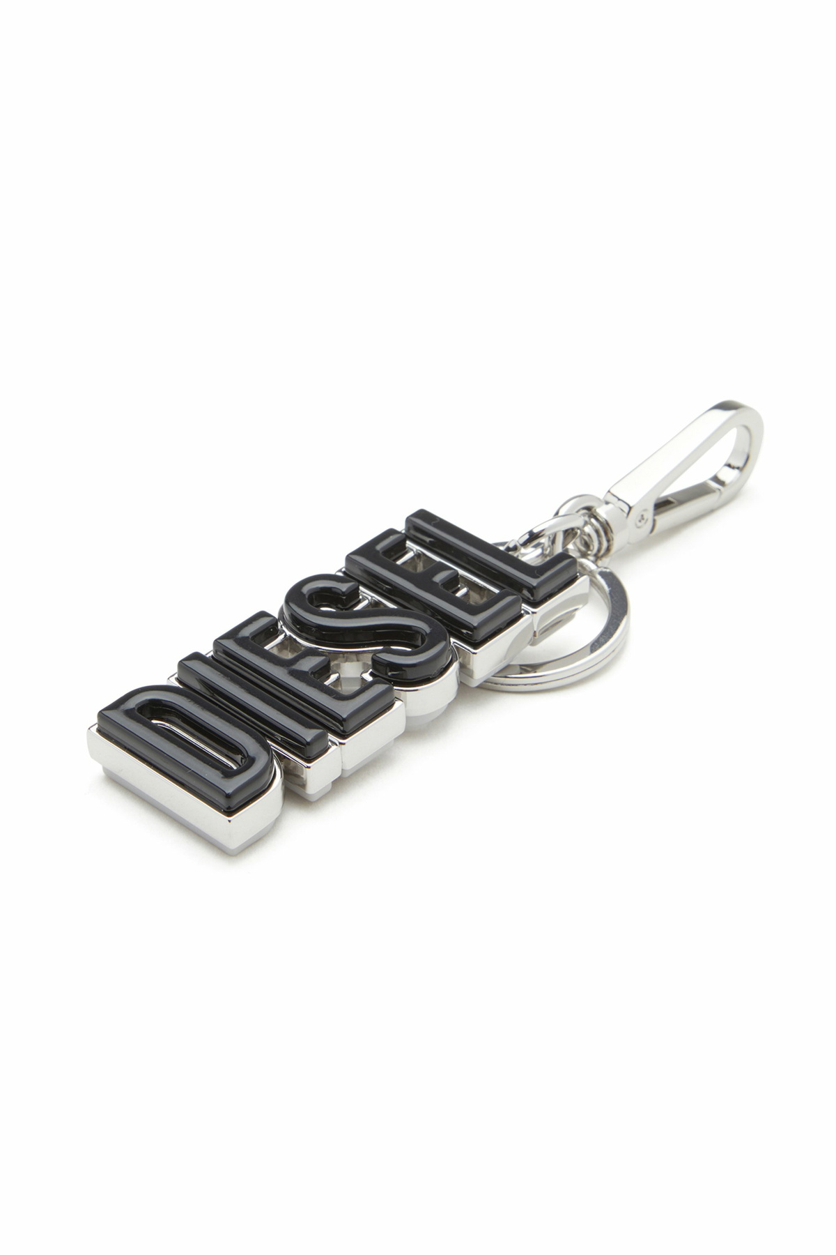 Diesel Metal and resin DIESEL keyring - Bijoux and Gadgets Mens in Black