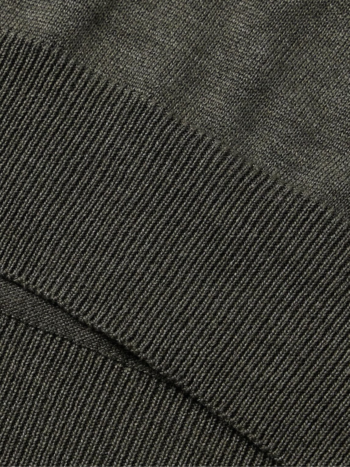 Nili Lotan - Reggie Silk and Cotton-Blend Sweater - Green