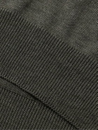 Nili Lotan - Reggie Silk and Cotton-Blend Sweater - Green