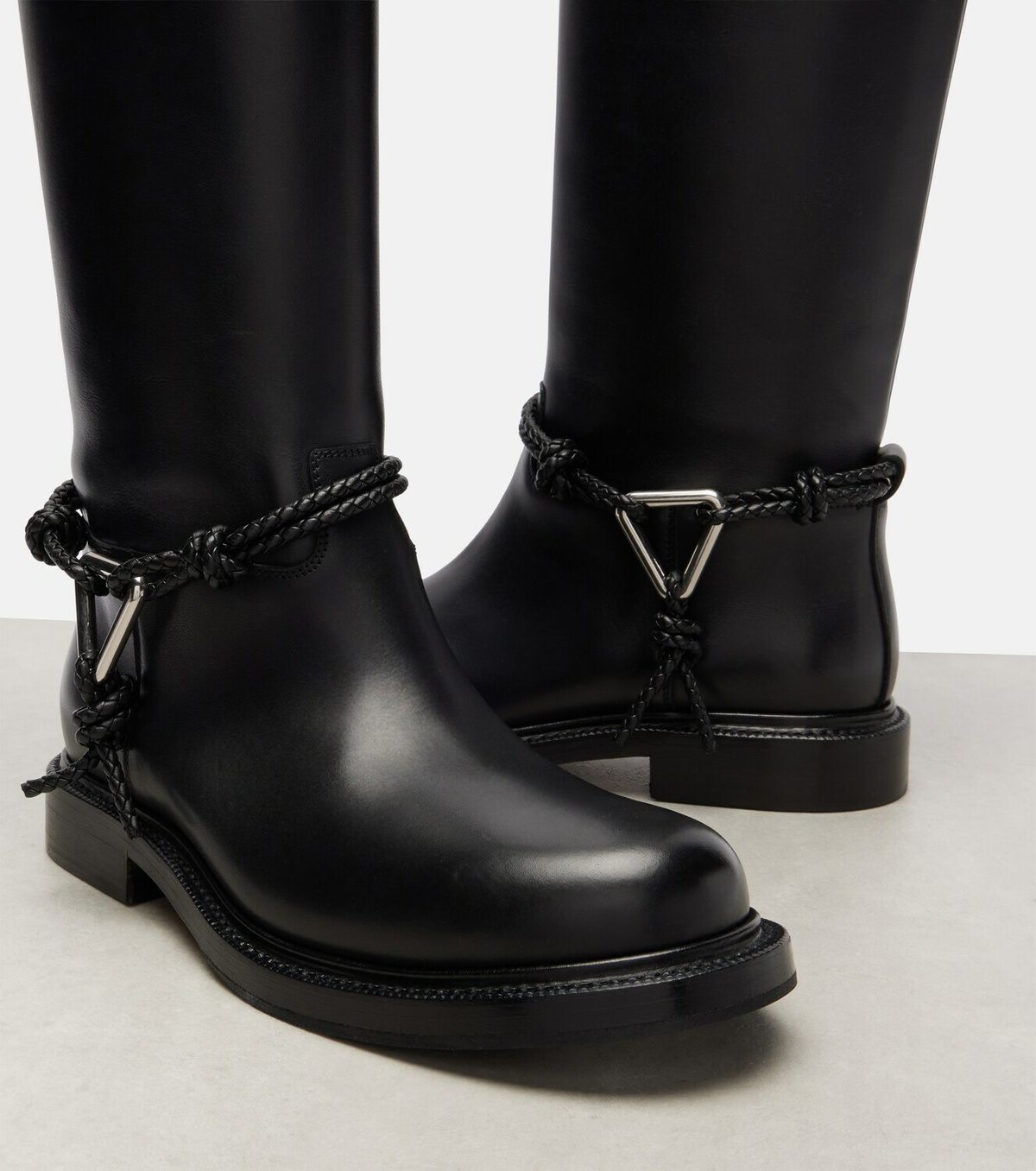 Bottega Veneta Leather knee-high boots