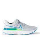 Nike Running - React Infinity Run 2 Flyknit Running Sneakers - Gray