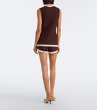 Posse Hattie crochet-trimmed shorts