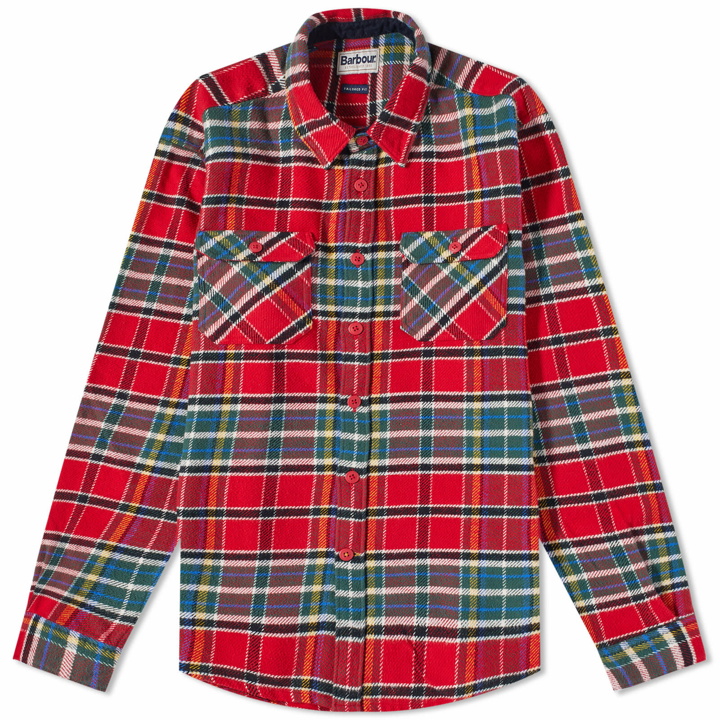 Photo: Barbour Men's Mountain Overshirt in Red
