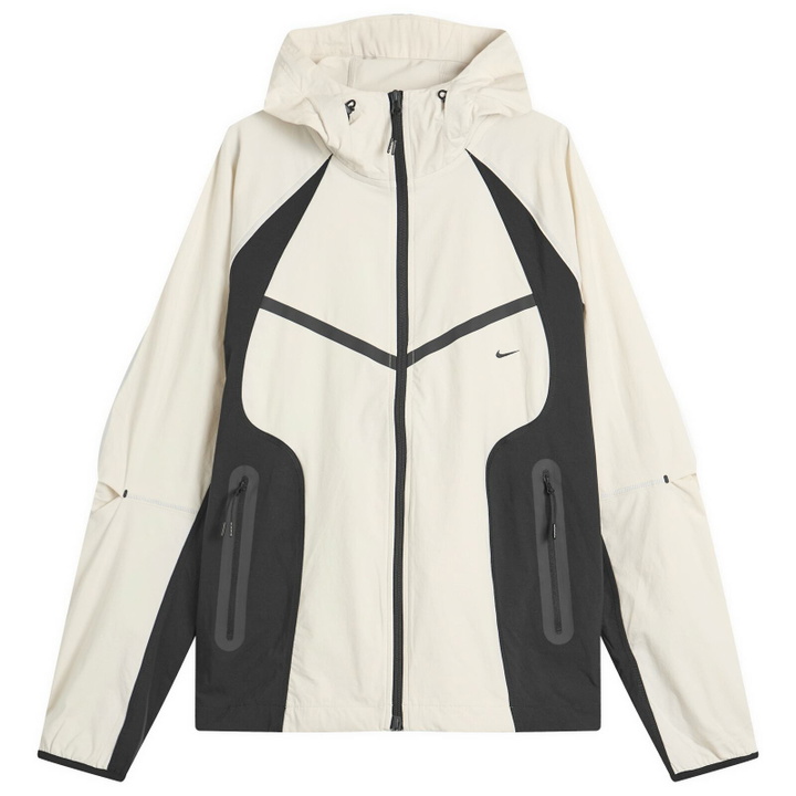 Photo: Nike Men's Tech Woven Pro Jacket in Light Bone/Black/Black