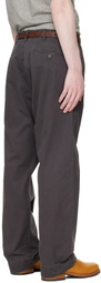 RRL Gray Herringbone Twill Field Trousers