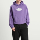 Air Jordan Men's Rare Air Pullover Fleece Hoodie in Purple Earth