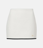 Valentino Cotton tweed miniskirt