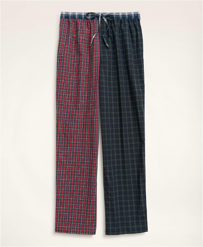 Photo: Brooks Brothers Men's Cotton Broadcloth Fun Tartan Lounge Pants