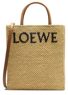 Loewe Standard A4 Woven Raffia Tote - Natural - One Size