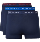 Polo Ralph Lauren - Three Pack Stretch-Cotton Jersey Boxer Briefs - Black
