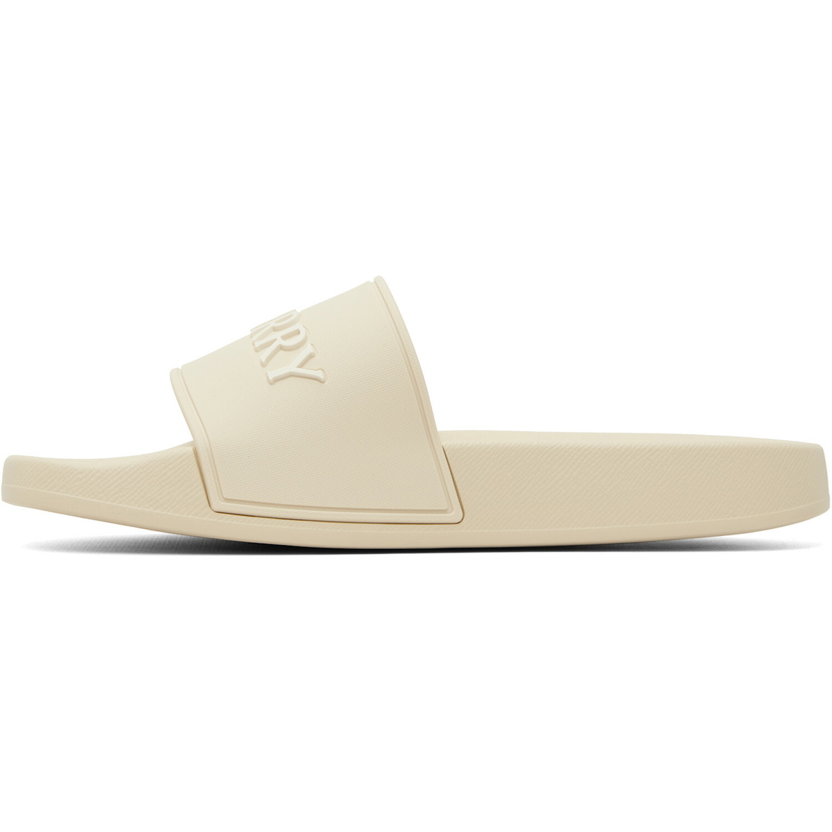 Burberry Off-White Logo Slides