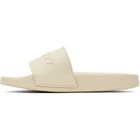 Burberry Off-White Logo Slides
