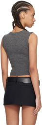 Fax Copy Express SSENSE Exclusive Gray Vest