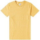 Velva Sheen Men's Twist Tubular Pocket T-Shirt in Heather Gold