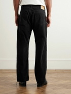 CELINE - Wesley Straight-Leg Cotton-Corduroy Trousers - Black