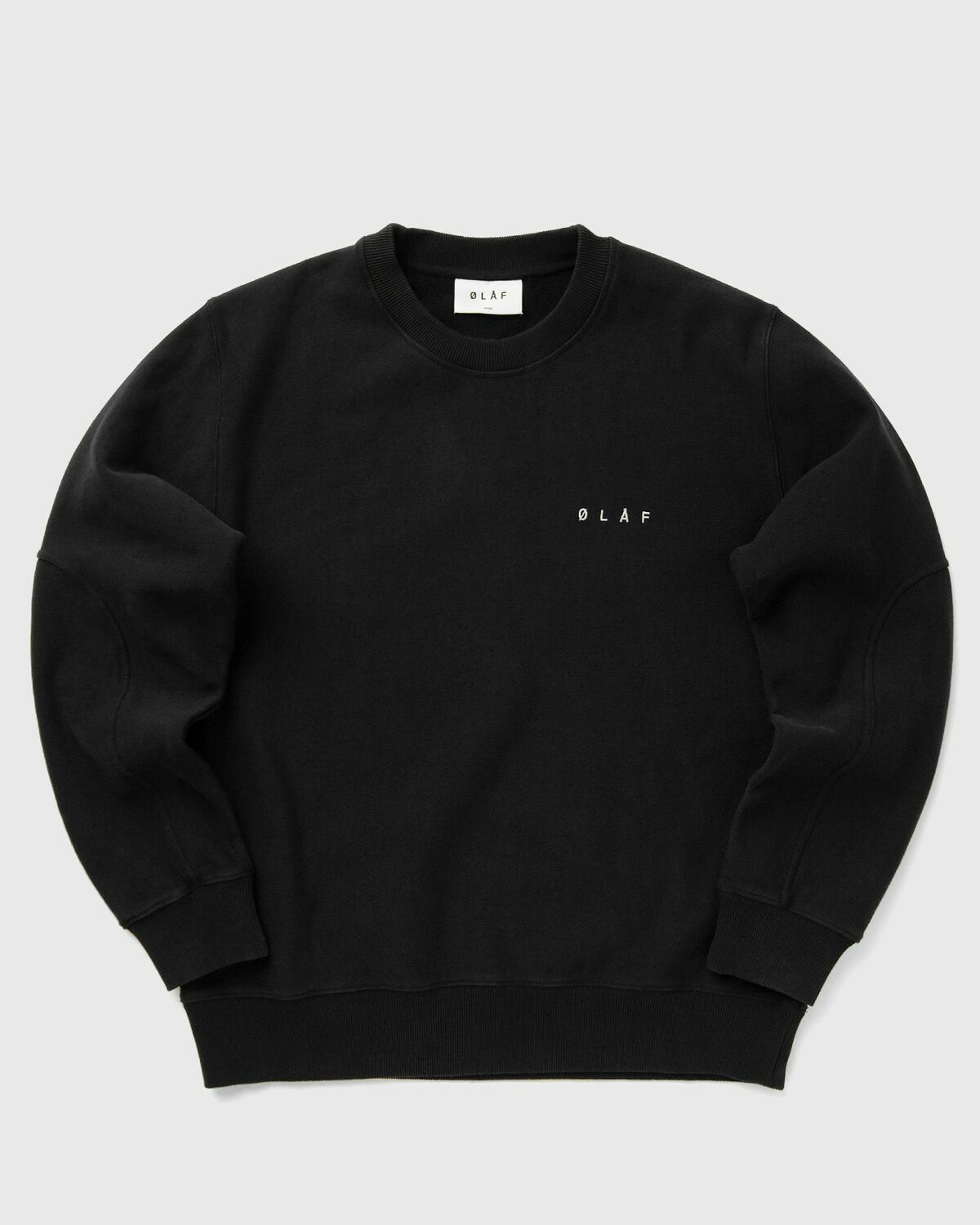 ølåf Face Crewneck Black Sweatshirts