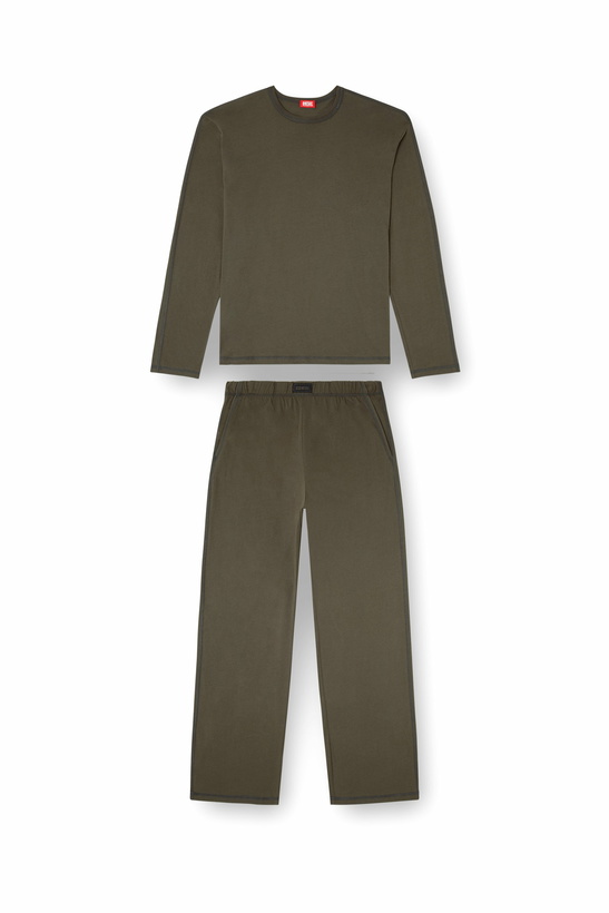 Photo: Diesel Pyjamas in cotton jersey - Pajamas Mens in Brown