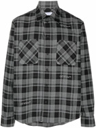 OFF-WHITE - Checked Cotton Shirt